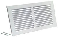 Rocky Mountain Goods Air Return Grille - Heavy Duty Steel with Premium Finish - Includes Full Installation kit - Louvered Design - Paintable Vent Cover - Matte White - Consistent air Flow (10" x 6")