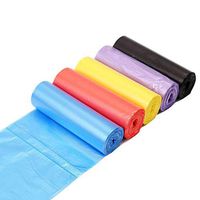 Small Trash Bags 4 Gallon, JORRIS Strong Thicken Small Garbage Bags 15-Liters Wastebasket Bags for Kitchen Home Bathroom Bedroom Toilet Office Rubbish Bin Waste Bin (100 Counts/5 Colors)