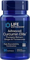 Life Extension Advanced Curcumin Elite Turmeric Extract, Ginger & Turmerones, 30 Softgels