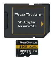 ProGrade Digital 200MB/s Micro SDXC UHS-II V60 Memory Card (64GB)