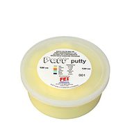 CanDo Puff LiTE Exercise Putty, Yellow: X-Soft, 4 oz