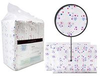 Disposable Incontinence Bed Pads | Highly Absorbent, Waterproof 1700ml Underpads for Elderly Adults, Kids, Children | Mattress Sheet Protector with Non Slip | Classy Pal | Hearts, 100 Pack (23” x 36”)