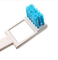 Toilet brush & holder Cranny cleaning brush with a visible mirror