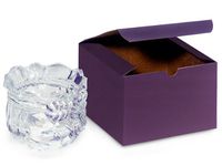 DEEP PURPLE Gift Boxes 6 x 6 x 4"100% Recycled Kraft Tint - 1 Pc Box (1 unit, 100 pack per unit.)