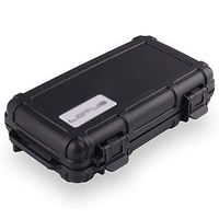 YX Xuan Yuan Cigar Box - Cigar Box Portable high Seal Hand moisturizing Box 5 Sticks Cigar Box (Color : A)