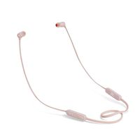 JBL T110BT Wireless In-Ear Headphones with Three-Button Remote and Microphone (Pink)