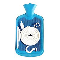 Rubber Enema Bag Kit Anal Douche Vaginal Douche Enema Cleaner for Women’s or Man’s Health (Blue-2L)