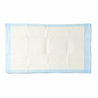 Medline Super Absorbency Disposable Quilted Polymer Underpads, 20.5 x 36 inches, 50 Count, Cloth-Like Backing desgined to be Used on Low-air Loss mattresses