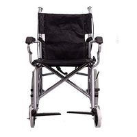 PLLP Medical Rehab Chair, Wheelchair,Lightweight Folding Steel Tube Wheelchair Driving Medical Adult Thickening Soft Seat Elderly Disabled Car Cart