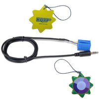 HQRP Audio Cable 8-pin ISO to 3.5MM Compatible with Grand Prix 7990/7992 / 7993/7995 Plus HQRP UV Meter