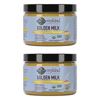 mykind Organics Golden Milk Recovery & Nourishment 3.7oz (105g) Powder - 44mg Turmeric Curcumin (95% Curcuminoids), Ashwagandha - Organic Non-GMO Vegan & Gluten Free Herbal Supplements - 2 PACK