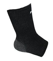 Ankle Compression Support Sleeve by BracePal for Plantar Fasciitis Pain Relief & Injury Prevention (Large, Black)