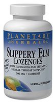 Slippery Elm Lozenges with Echinacea and Vitamin C Planetary Herbals 100 Lozenge