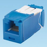Panduit CJ6X88TGBU Category-6A 8-Wire TG-Style Jack Module, Blue