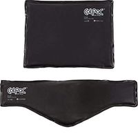 Chattanooga ColPac - Black Polyurethane - Standard (10"x13.5") & Neck (21") Bundle - Reusable Gel Ice Pack Cold Therapy for Aches, Swelling, Bruises, Sprains, Inflammation - (2 Pack Bundle)