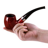 KYSUN Redwood Smoking Pipe Handmade Wood Pipe Smoking Accessories Tobacco Pipe for Smoking