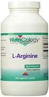 Nutricology L-arginine, 500 Mg, Vegicaps, 250-Count