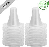 Lakkio 100 Counts Ear Thermometer Probe Covers/Refill Caps/Lens Filters for All Braun ThermoScan Models and Other Types of Digital Thermometers Disposable Covers