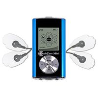 TechCare Mini Massager Tens Unit FDA 510k Cleared Lifetime Warranty Tens Machine for Drug Free Pain Management, Back Pain and Rehabilitation (Mini, Blue)