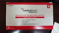 Cardinal Health Adhesive Remover WIpes 75 Count 1-1/4 x 3 # ZA30075 ... by Cardinal