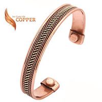Copper Therapy Elegant Stunning Copper Magnetic Bracelet for Arthritis & Joint Pain Magnetic Copper Bracelet