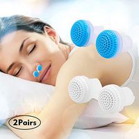 Anti-snoring and air Purifier Combination, Natural Comfort Sleep, Ventilation air Purifier Filter - Anti-snoring Equipment, snoring Solution Nasal Respirator Breathing (Anti-snoring - 2 Pairs)