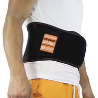 Lumbar Support Belt I Lower Back Brace by Everyday Medical I Targeted Lower Back Pain Relief for Back Spasms, Sciatica, Weight Lifting Waist Gym Belt for Sports I for Men and Women I Small/Medium