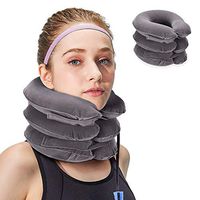 Neck Traction Device, Cervical Neck Traction Device, Inflatable and Adjustable Neck Brace for Spine Alignment and Chronic Neck Pain Relief