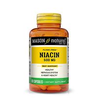 Mason Vitamins Niacin 500 mg flush free A Vitamin (B-3) Inositol hexanicotinate 60-Count Bottles (Pack of 3)
