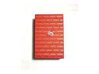 Red Kingsize Bedazzled Push Open Plastic Cigarette Case