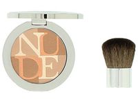 Christian Dior Skin Nude Shimmer Instant Illuminating with Kabuki Brush # 002 Amber Powder for Women, 0.35 Ounce