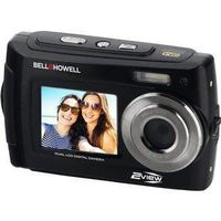 Bell+Howell 2VIEW 18.0MP HD Dual Screen Underwater Digital & Video Camera (Waterproof to 10 ft.), 2.7", Black (2VIEW18-BK)