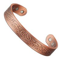 6.5'' Magnetic Copper Bracelets with 6 Magnets for Arthritis or Your Old Lady Old Father Old Mother Old Man