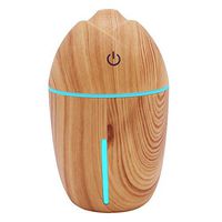 YIWULA 2020 200ML Diffusers for Essential Oils-Air Aroma Essential Oil Diffuser LED Aroma Aromatherapy Humidifier-80X80X130mm (Khaki)