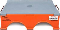 Ergo-Step Stool, Stackable, Orange (Pack of 4 bottom stools)