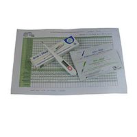 1 x Basal Temperature Thermometer - Digital Fahrenheit Ovulation Pack incl. Fertility Chart + 10 Ovulation Test Strips & 2 Early Detection Pregnancy Tests