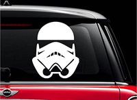 Star Wars Stormtrooper (White 8") Vinyl Decal Sticker for Car Automobile Window Wall Laptop Notebook Etc.... Any Smooth Surface Such As Windows Bumpers