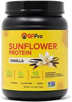 Plant Based Vegan Protein Powder by SFPro (Vanilla) | Premium Sunflower Protein, Single Source | High BCAAs, Balanced Amino Acids, All Natural | 1.65lbs