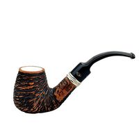 Gasparini Vega Rustic Meerschaum Lined Briar Bent Tobacco Smoking Pipe
