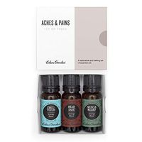 Edens Garden Aches & Pains Essential Oil 3 Set, Best 100% Pure Aromatherapy Natural Wellness Kit (For Therapeutic Use- Sore Muscle Relief), 10 ml