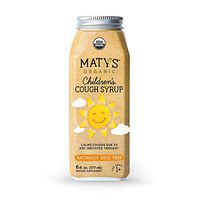 Maty's Organic Children's Cough Syrup, 6 Fluid Ounce, Soothes Throats & Calms Dry Coughs