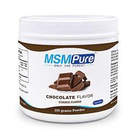 Kala Health MSMPure Chocolate Flavored, Coarse Powder Flakes, Organic Sulfur Crystals, 99.9% Pure Distilled MSM Supplement, Made in The USA, 8.8 oz