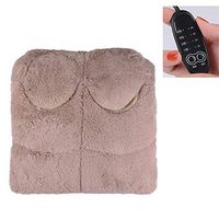 Heating Pads, Electric Heated Feet Warmer with Adjustable Temperature, Washable Detachable Lining for Feet Back Waist Abdomen,Brown