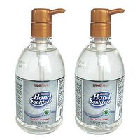 Weiye Panrosa Hand Sanitizer Gel with Pump - Alcohol Free Advanced Hand Sanitizer, Washless Hand Soap Gel, Hydrating Hand Sanitizer Soothing Gel 16.9 Fl.oz(2 Pack)