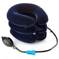 Traction Inflatable Cervical Neck Back Head Stretcher Pain Relief Collar Relief for Chronic Shoulder Pain Wraps Aligns Stabilizes Vertebrae Fauay