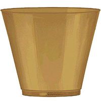Big Party Pack Gold Plastic Cups | 9 oz. | Pack of 72 | Party Supply