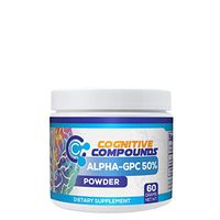 Alpha-GPC 50% Powder - Nootropic Brain Health Supplement - 60 Grams - Promotes Enhanced Memory, Learning & Focus - Cognitive Compounds