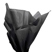 Premium Black Tissue Paper - 20" x 30" - 120 Sheets