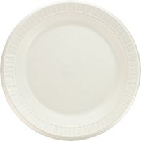 DCC Plastic Dinnerware, Plate, 9quot; dia, White, 125/Pack, 4 Packs/Carton (9PWQR)