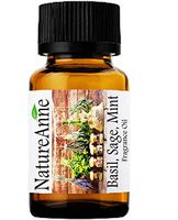 Premium Grade Fragrance Oil - 10ml - Scented Oil - for Diffuser Oils, Making Soap, Candles, Lotion, Home Scents, Linen Spray, Lotion, Perfume, Beard Oil, (10ml, Basil, Sage, Mint)